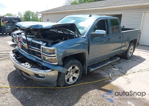 2014 Chevrolet Silverado 1500 2Lt из США, поврежденный, VIN 1GCVKREC6EZ112313